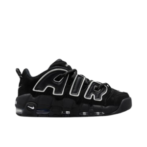 Air more uptempo low ambush "black white"