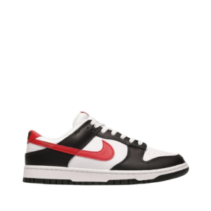 Dunk low "white black red"